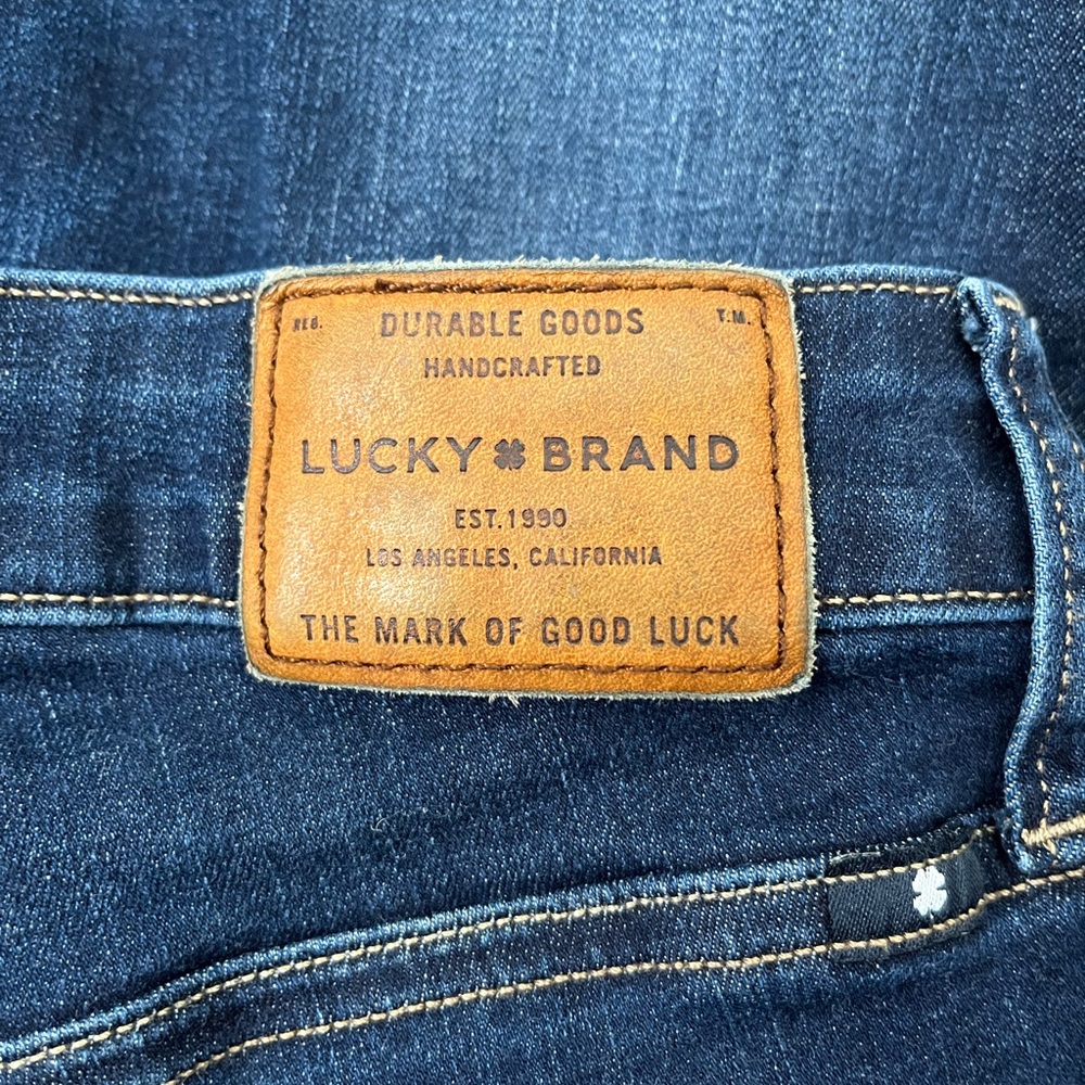 Lucky Brand Sasha Super Skinny Jeans Womens 4/27 Dark‎ Blue Low Rise Denim - Picture 5 of 6